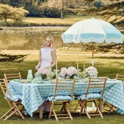 Large White Palm Candle Holder