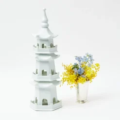 Large White Porcelain Pagoda