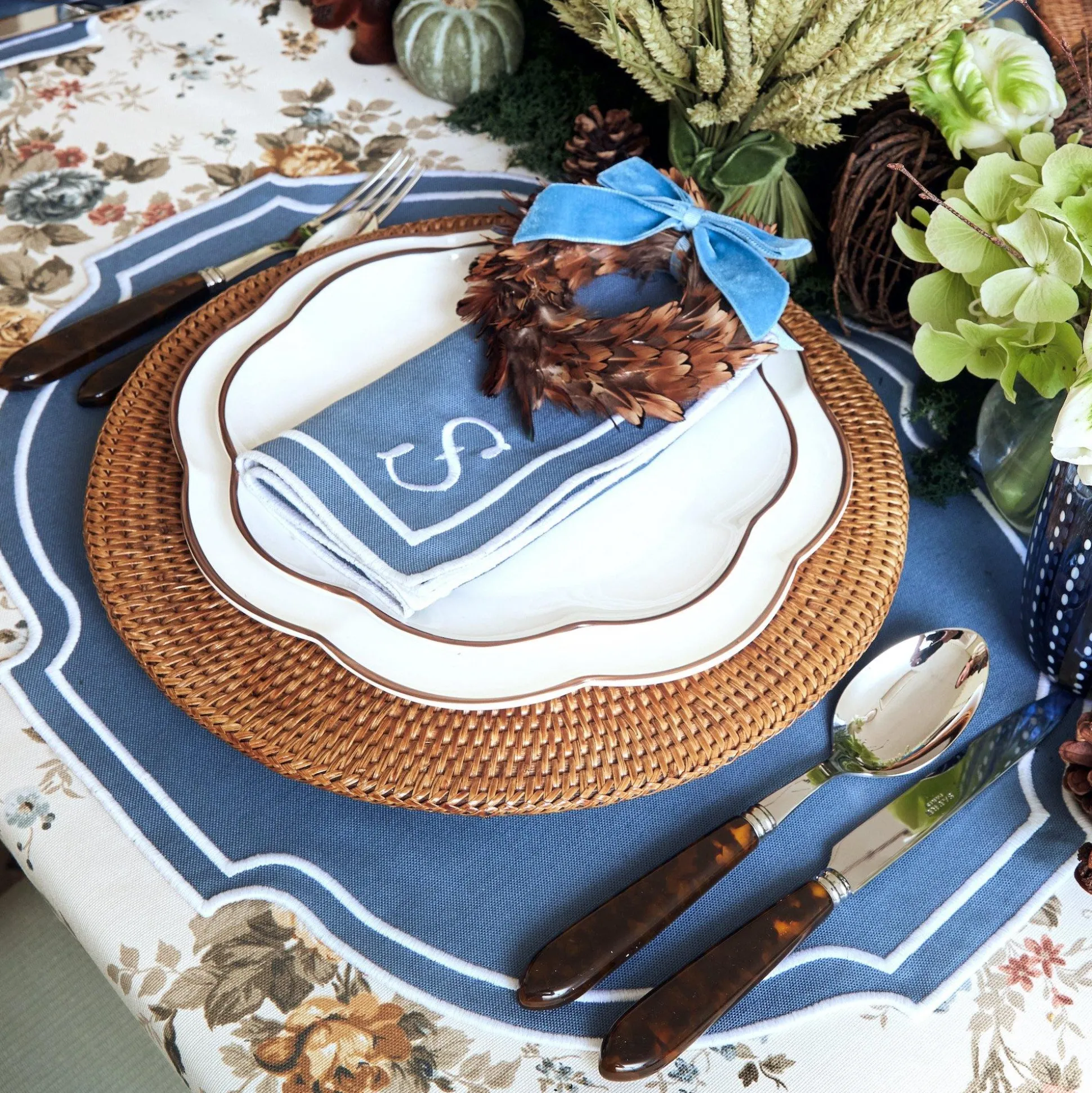 Liberty Blue Napkins (Set Of 4)