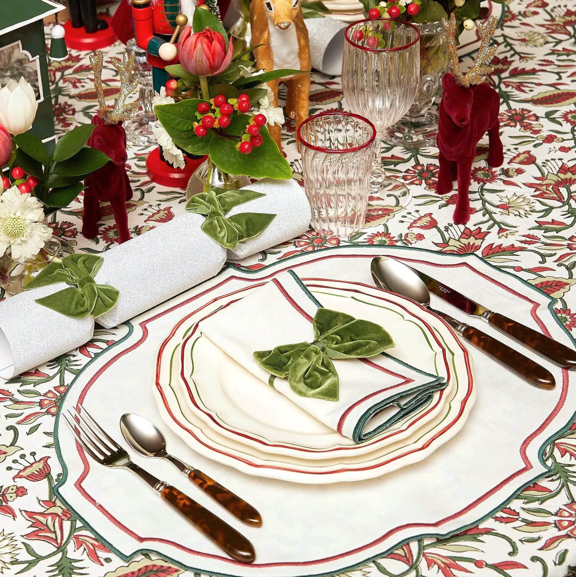 Liberty Candy Cane Napkins (Set Of 4)