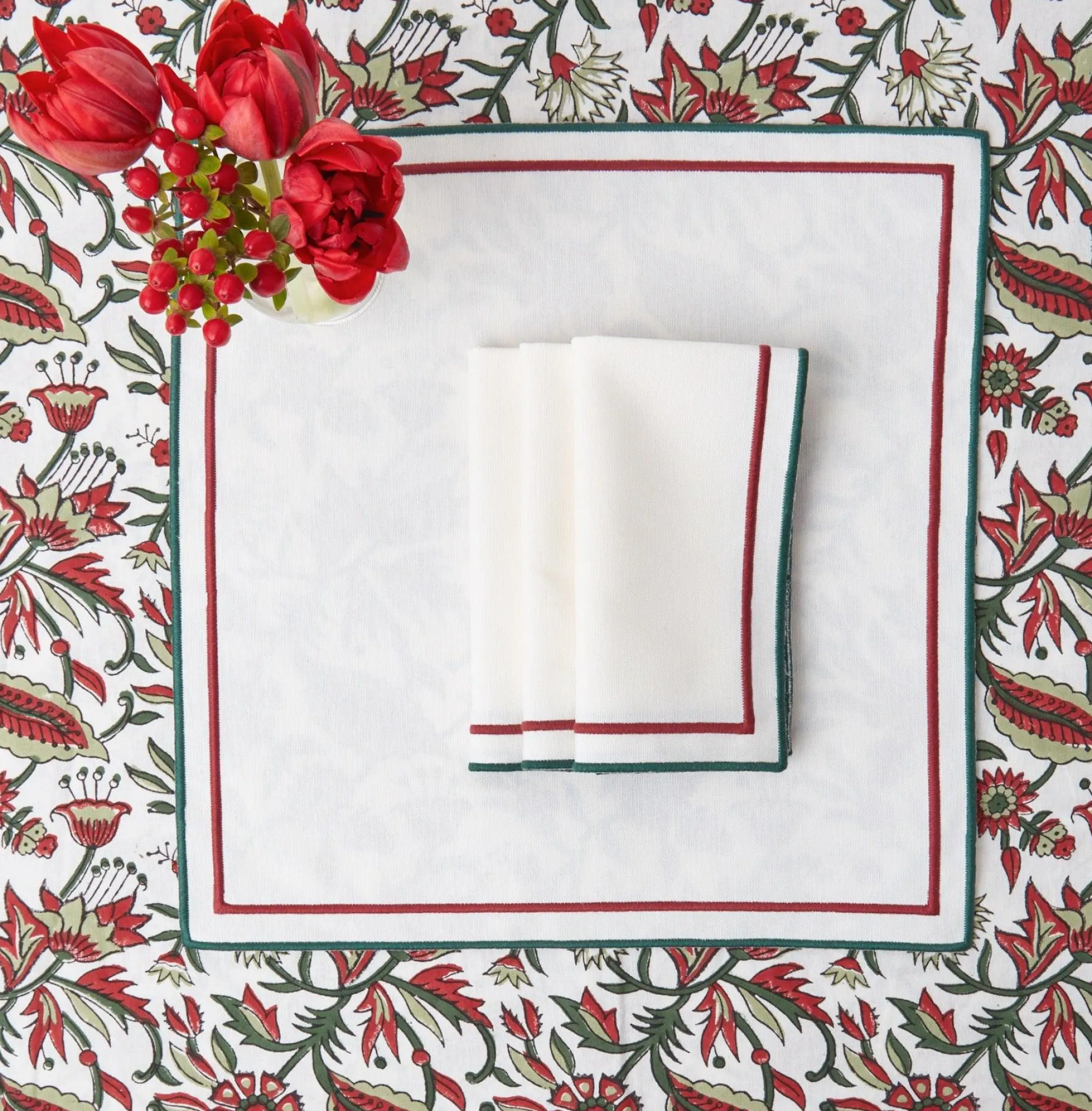 Liberty Candy Cane Napkins (Set Of 4)
