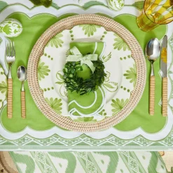 Light Brown Rattan Effect Cutlery (4Pcs)