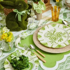 Light Brown Rattan Effect Cutlery (4Pcs)