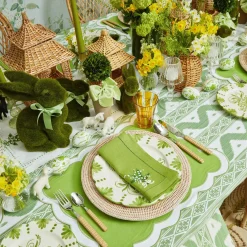 Light Brown Rattan Effect Cutlery (4Pcs)