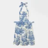 Lilibet Toile Frilled Apron