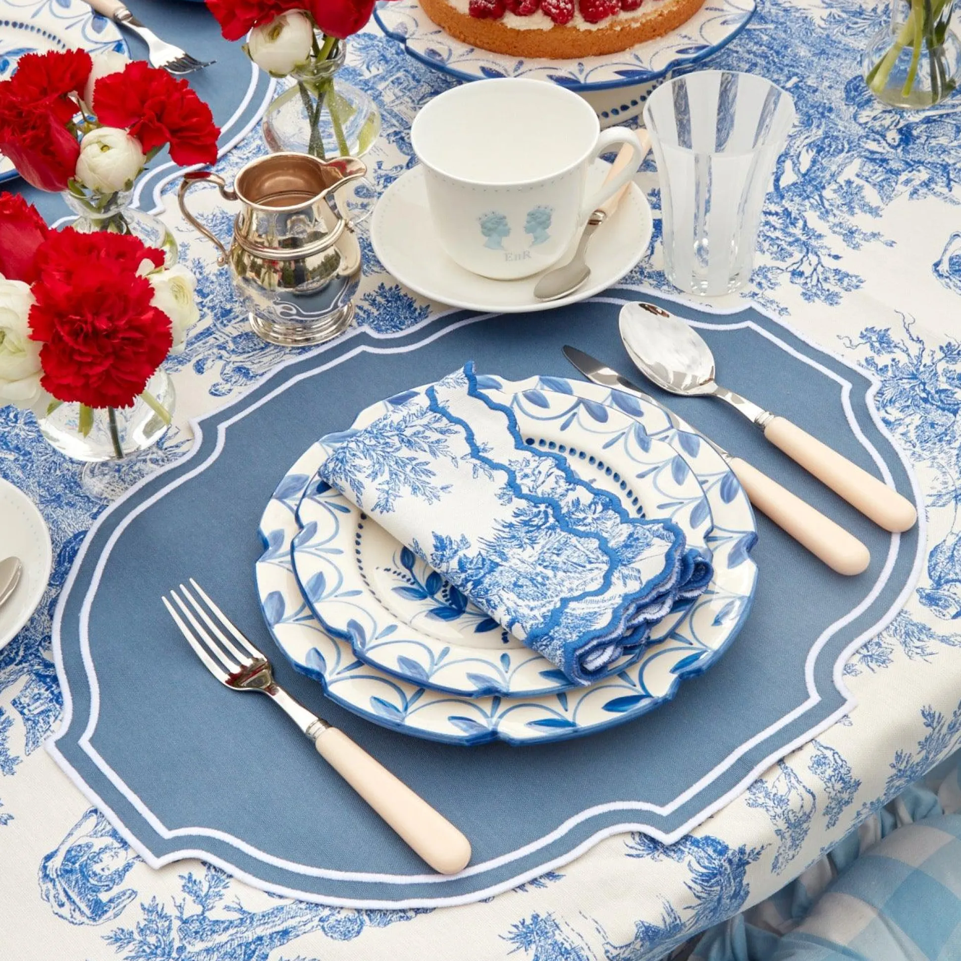 Lilibet Toile Napkins (Set Of 4)