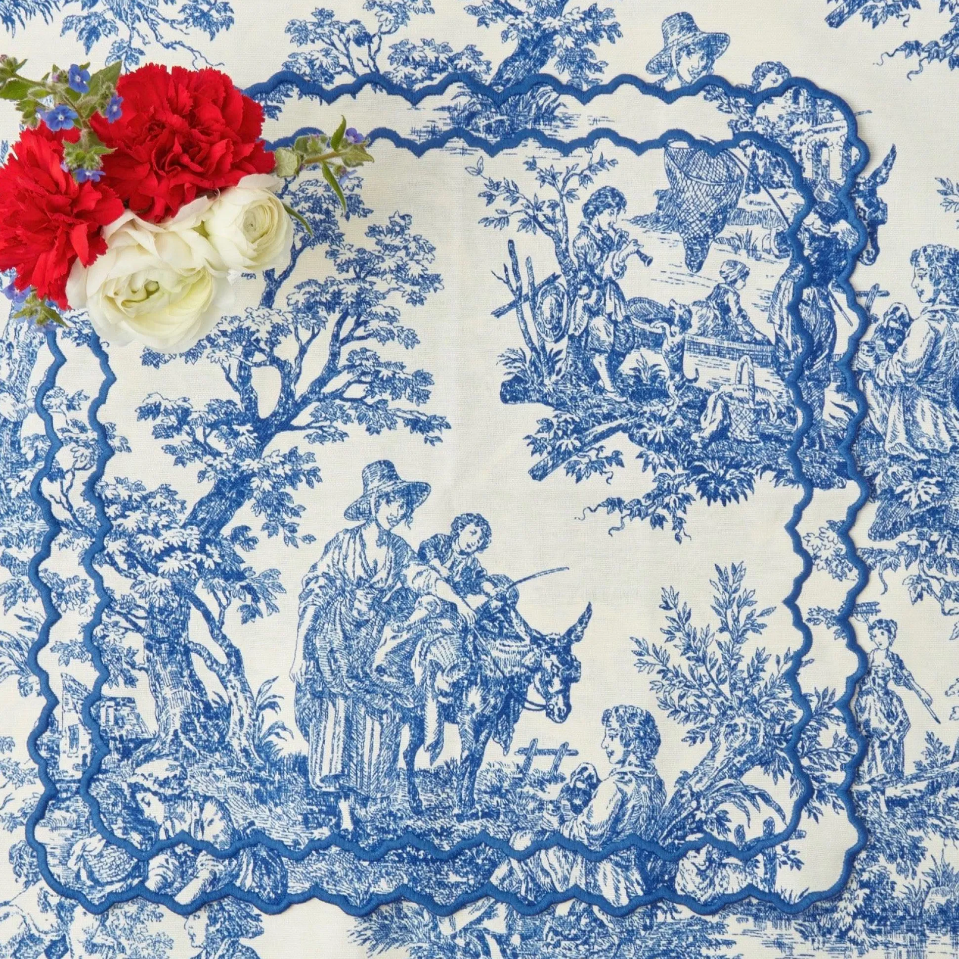 Lilibet Toile Napkins (Set Of 4)