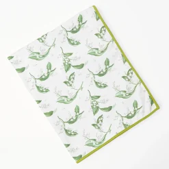 Lily Of The Valley & Serena Green Applique Linen Set