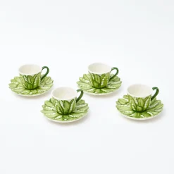 Lily Of The Valley Espresso Cup & Saucer