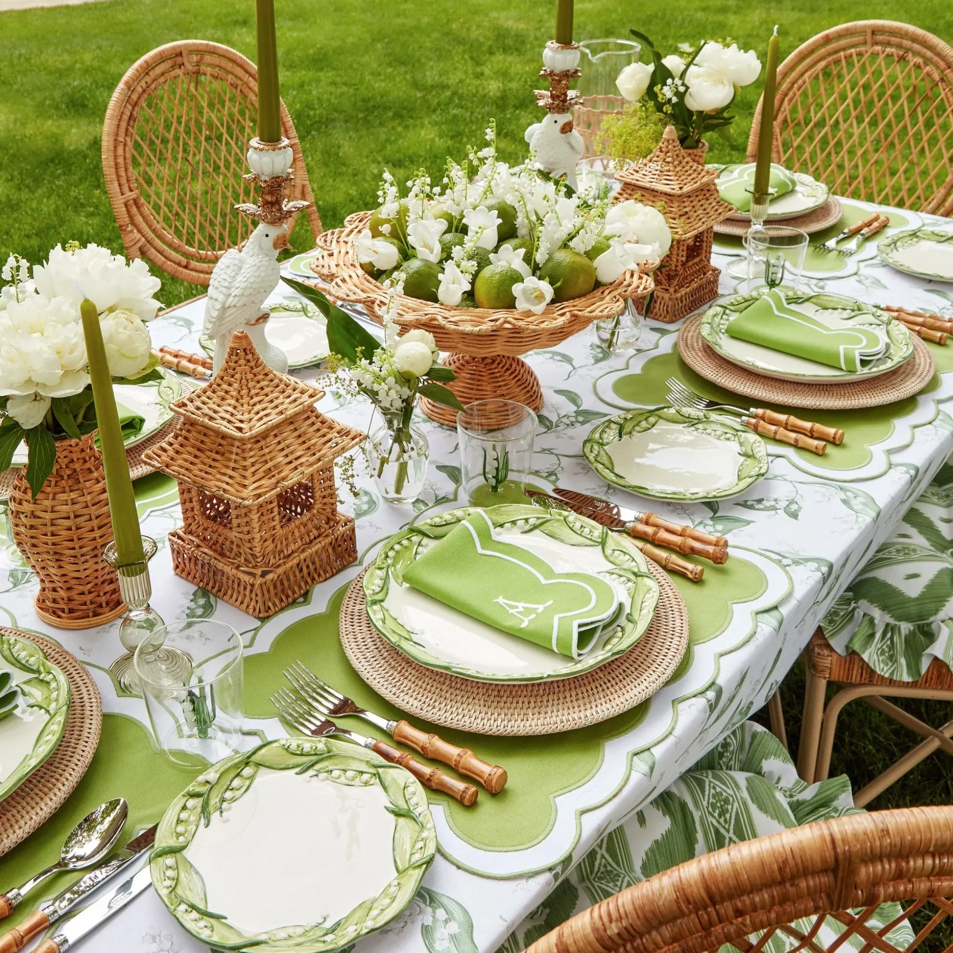 Lily Of The Valley Starter Plates (Set Of 4)