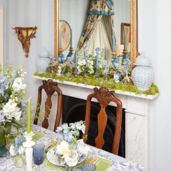 Madeline Azure Candle Holders (Pair)