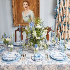 Madeline Azure Candle Holders (Pair)