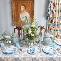 Madeline Azure Candle Holders (Pair)