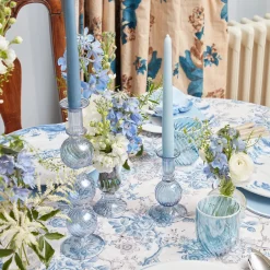 Madeline Azure Candle Holders (Pair)