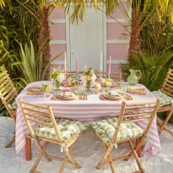 Marguerite Pink Candle Holders (Pair)