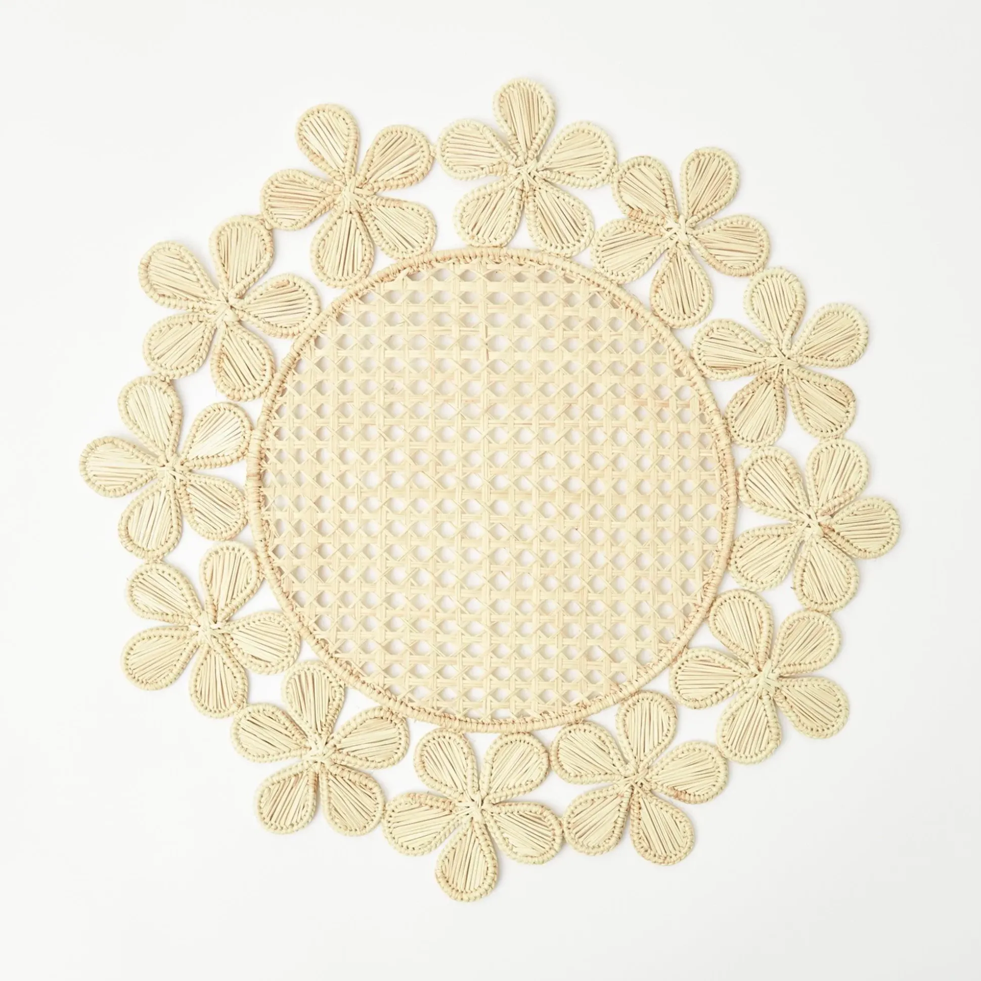 Mia Woven Rattan Placemats (Set Of 4)