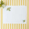 Mimosa White Linen Placemats (Set Of 4)