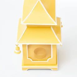 Mini Yellow Pagoda Lantern (Pair)