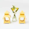 Mini Yellow Pagoda Lantern (Pair)