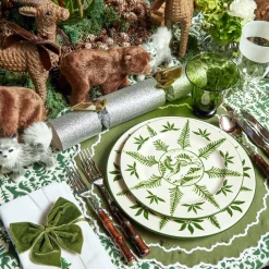 Moss Green Tulip Glasses (Set Of 4)