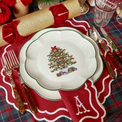 Mrs. Alice Christmas Tree Starter Plate (Set Of 4)