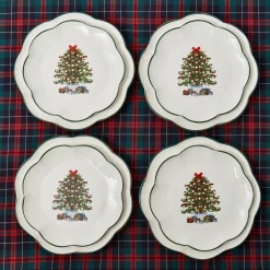Mrs. Alice Christmas Tree Starter Plate (Set Of 4)