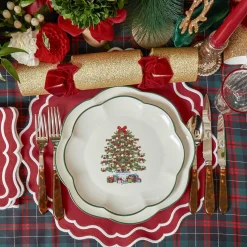 Mrs. Alice Christmas Tree Starter Plate (Set Of 4)