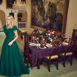 Mrs. Alice Christmas Tree Dinner Plate (Set Of 4)