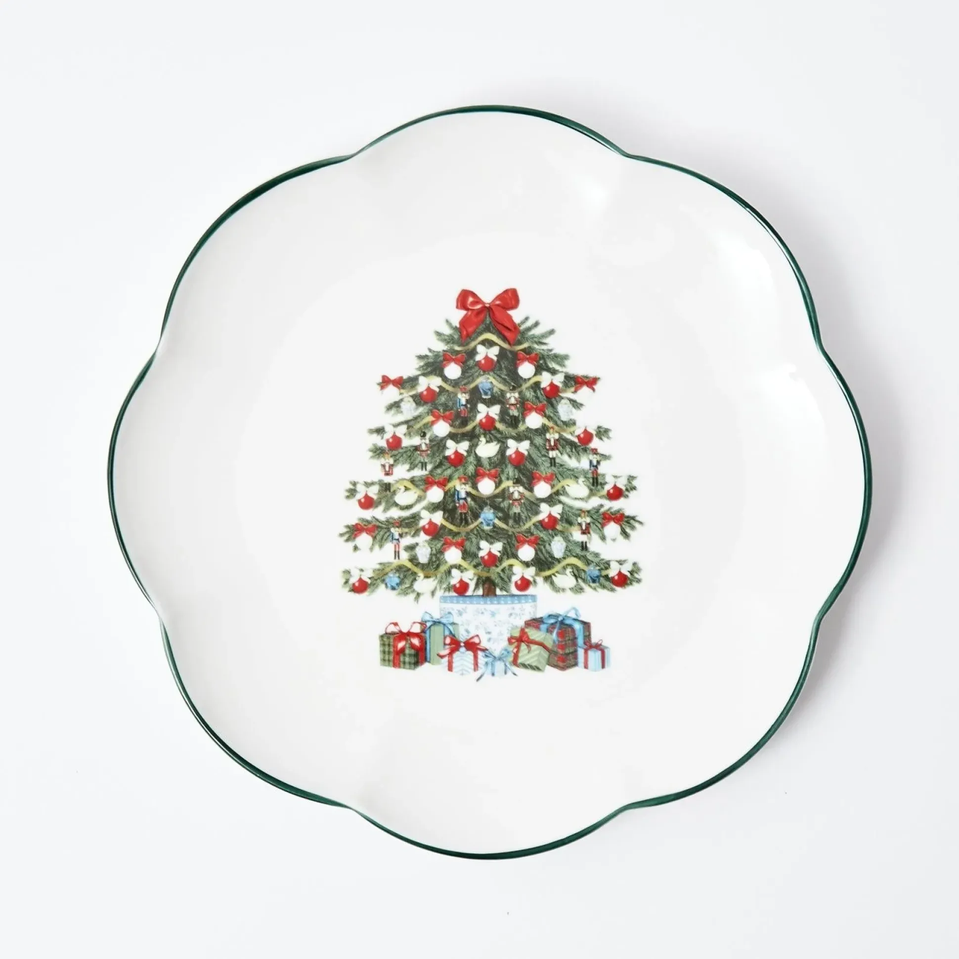 Mrs. Alice Christmas Tree Dinner Plate (Set Of 4)
