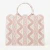Mrs. Alice Tote Bag (Pink Ikat)