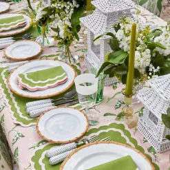 Nancy Bamboo Dinner & Starter Plates (Set Of 8)