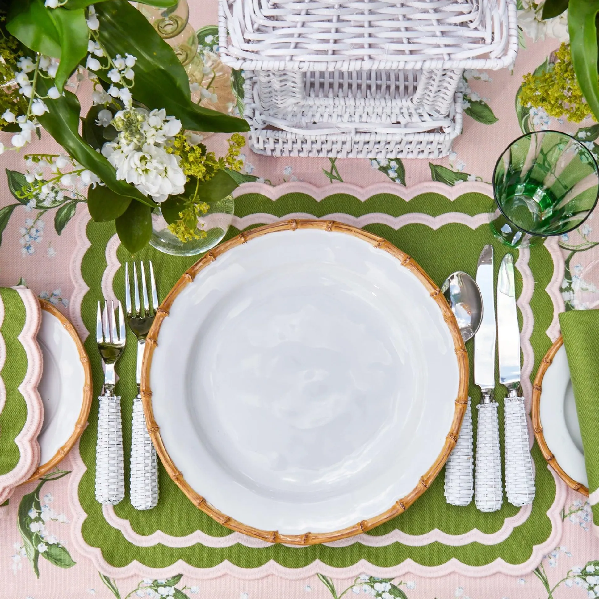 Nancy Bamboo Dinner Plate (Set Of 4)