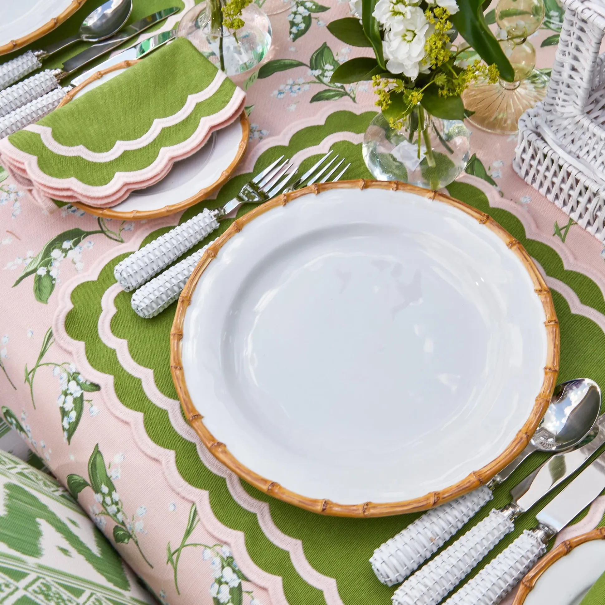 Nancy Bamboo Dinner Plate (Set Of 4)