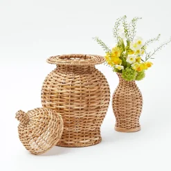 Natural Rattan Decoration Set