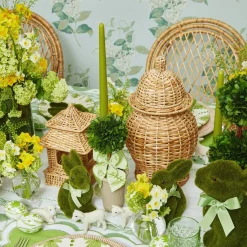 Natural Rattan Ginger Jar