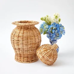 Natural Rattan Ginger Jar