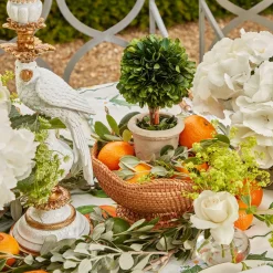 Natural Rattan Scalloped Bowl (Small)