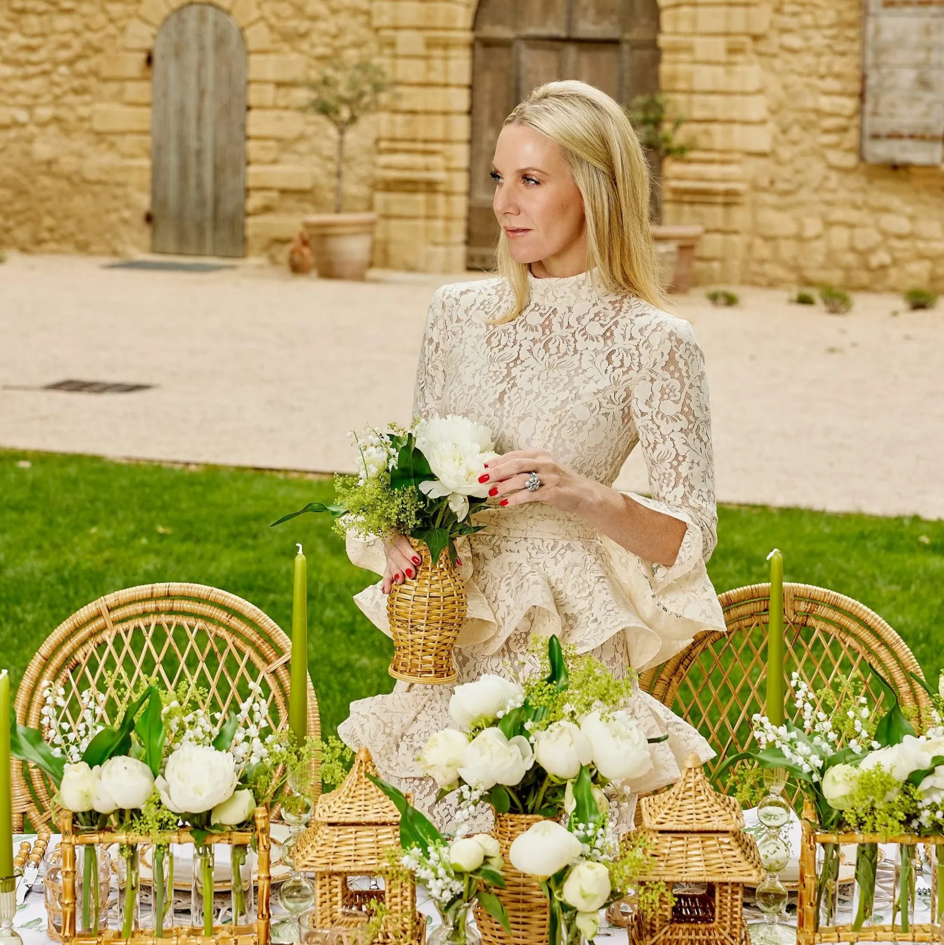 Natural Rattan Vase (Set Of 3)