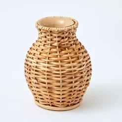 Natural Rattan Vase (Set Of 3)