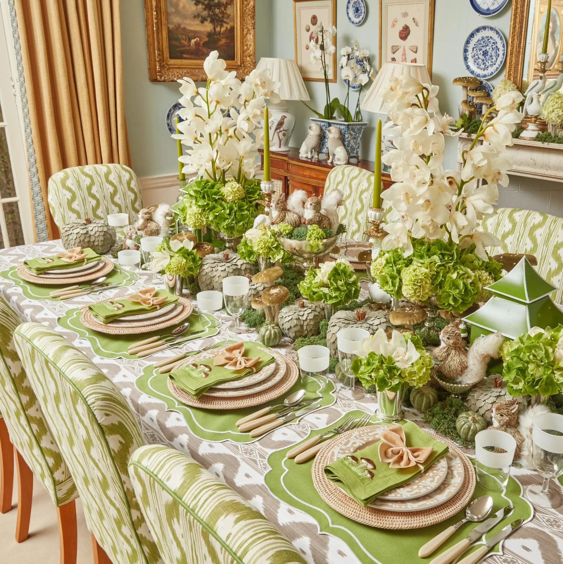 Oat Velvet Napkin Bows (Set Of 4)