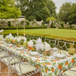 Olive Green Hobnail Jug & Glasses (Set Of 6)