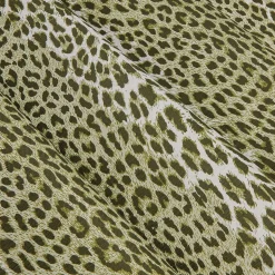 Olive Green Leopard Fabric
