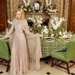 Olive Pheasant Tablecloth