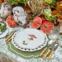 Olive Rim Swirl Glassware Set