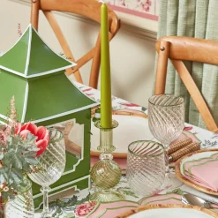 Olive Rim Swirl Wine Glasses (Set Of 4)