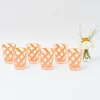 Orange Swirl Outdoor Glasses (Set Of 6)
