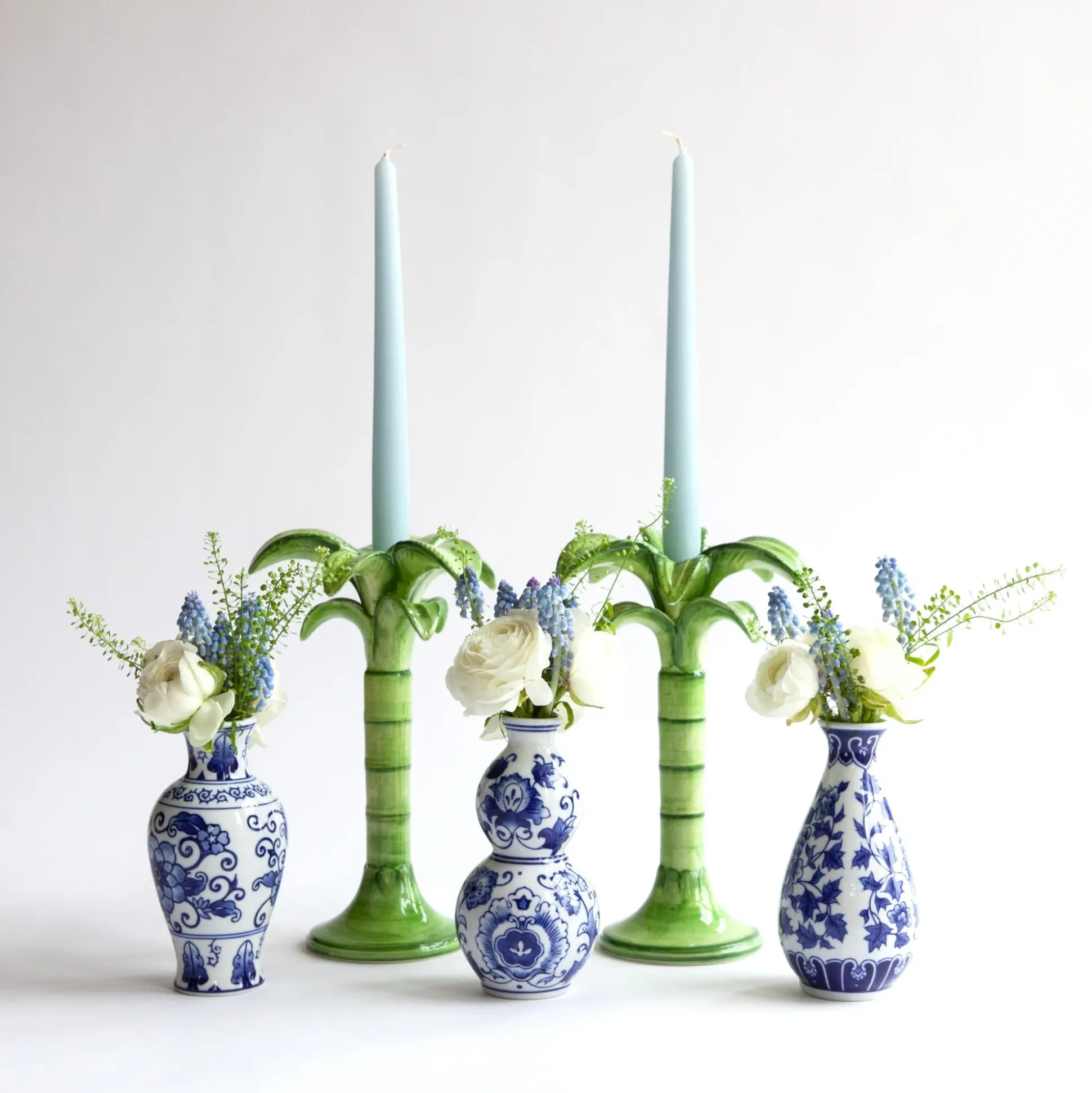 Palm Leaf Candle Holder (Large)