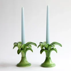 Palm Leaf Candle Holder (Small)
