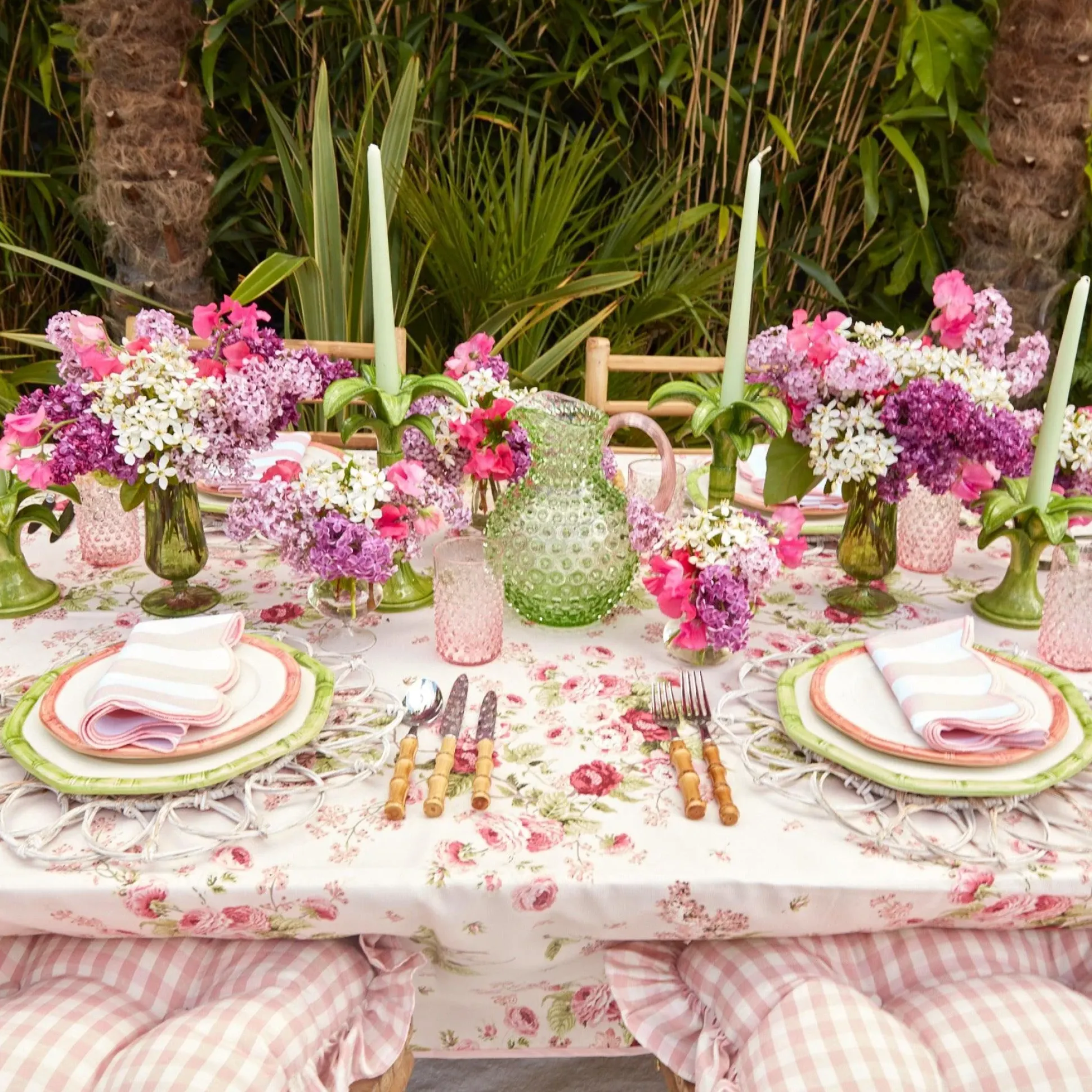 Palm Leaf Candle Holder (Small)