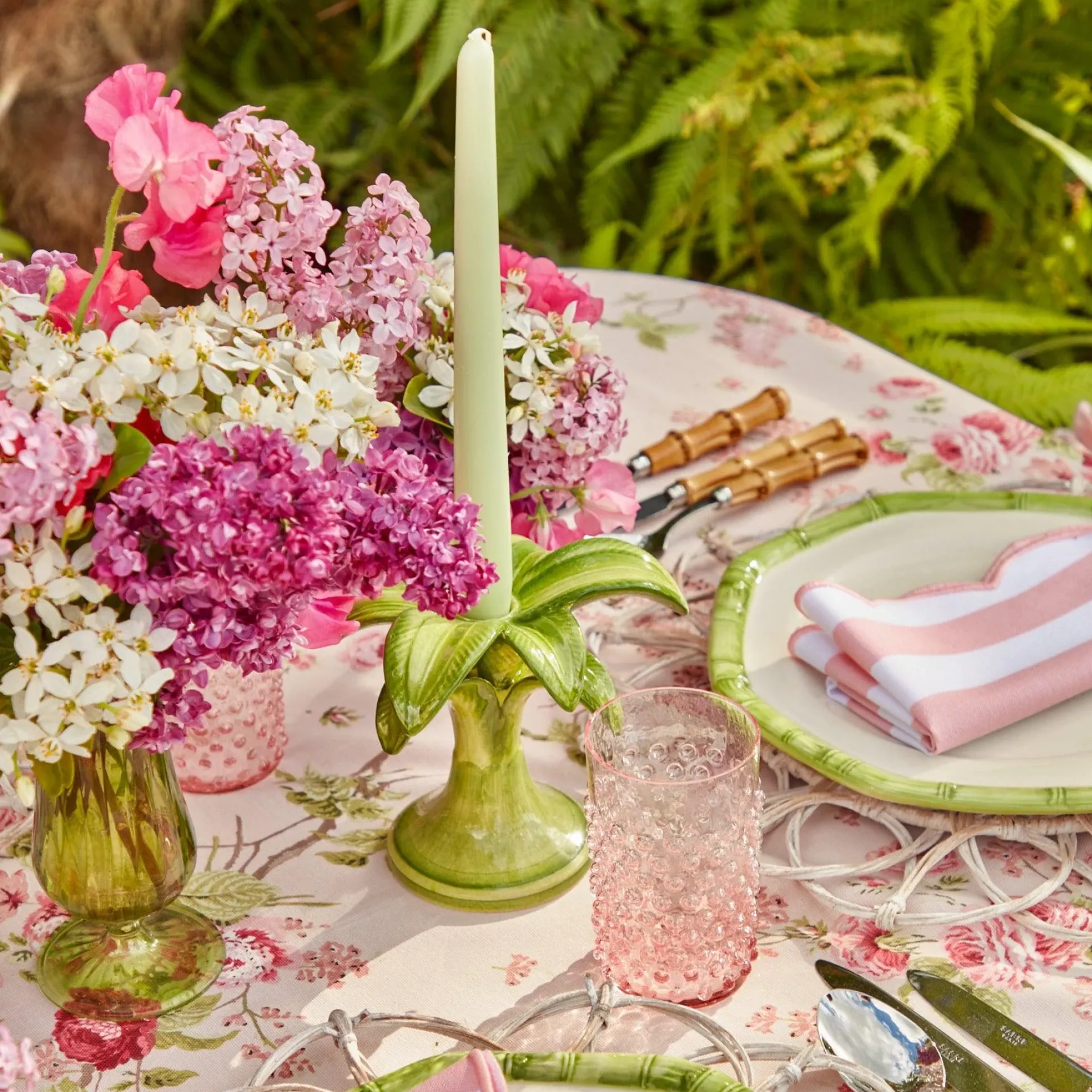 Palm Leaf Candle Holder (Small)